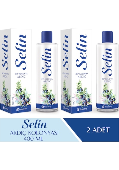 Selin Parfümlü Kolonya Ardıç 400 ML 2'li