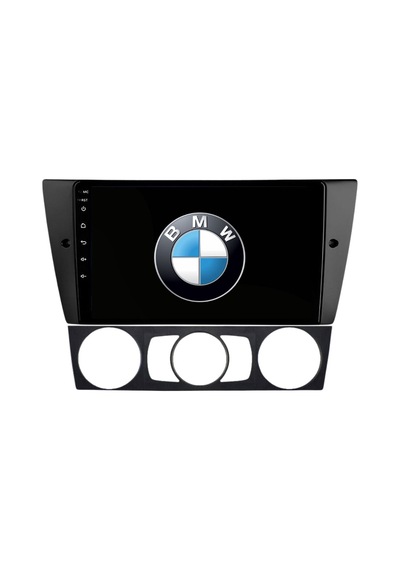 Bmw E90 Araç Multimedya Android Ekran Carplay Navigasyon Cihazı Double Teyp 4+64 9" 05-11 Black Cadence