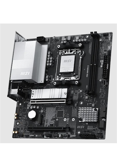 Msı Pro B850m-g Ddr5 8200mt/s 1xhdmı 1xdp 2xm.2 Usb Matx Am5 Amd Am5 9000/8000/7000 Seri İle Uyumlu