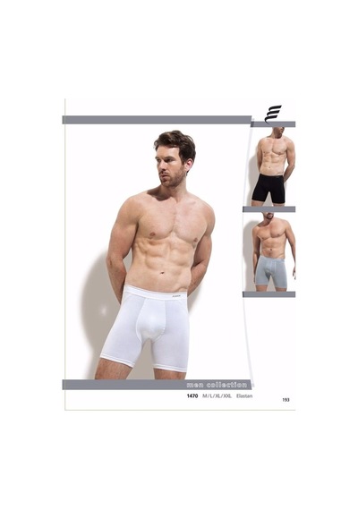 6 Adet Erdem 1470 Erkek Likralı Uzun Boxer