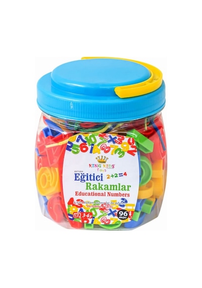 King Kids Eğitici Sayılar 96  Adet