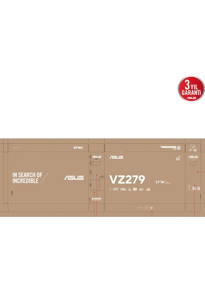 Asus VZ279HG 27" 1 MS 120 Hz IPS Oyuncu Monitörü