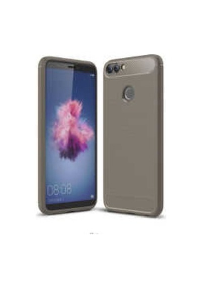 Huawei P Smart Kılıf Zore Room Silikon Kapak Gri