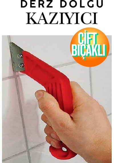 Eski Derz Kazıma Bıçağı - Testere Dişli Karbür Uçlu Derz Dolgu Temizleme Ve Yenileme Aparatı Profesyonel Derz Dolgu Kazıyıcı Bıçak - Testere Ağızlı Derz Temizleme Aparatı Temizlik Küreği Raspa