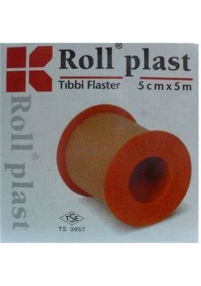 Roll Plast Çinko Oksitli Flaster 5cm x 5m