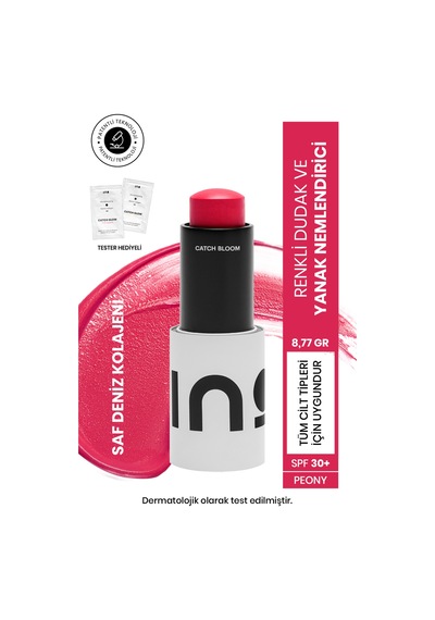 Cildi Ve Dudakları Besleyici Yeniden Yapılandırıcı Ve Nemlendirici Peony Stick Ruj & Allık 8,77 Gr Pembe