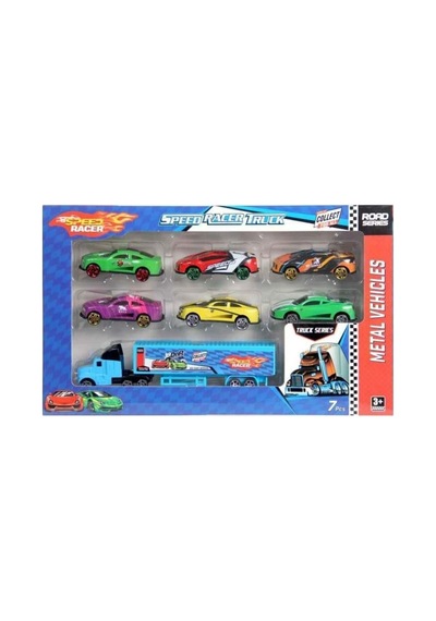 Speed Racer Road Series Tır Seti 6'lı Metal Araba Seti