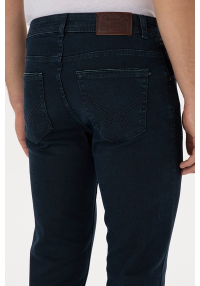 U.S. Polo Assn. Erkek Koyu Mavi Slim Fit Jean Pantolon 50310318-DN0030