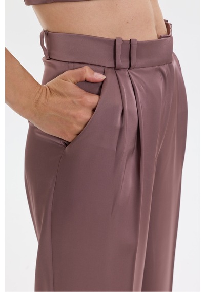 Rebellion Rose Chose Pants Kahverengi