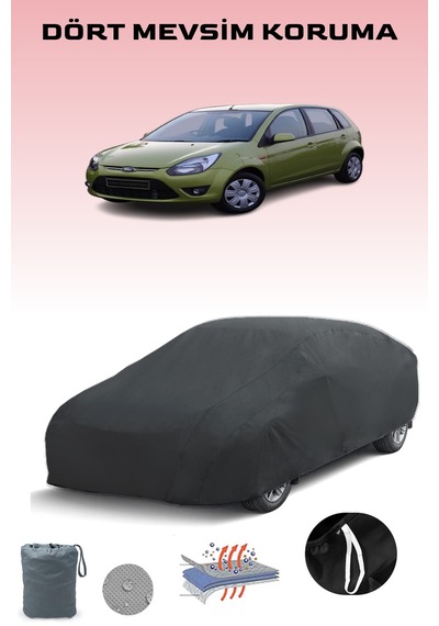 Siyah Ford Figo 1 Araba Brandası, Oto Örtüsü, Araba Çadırı Siyah