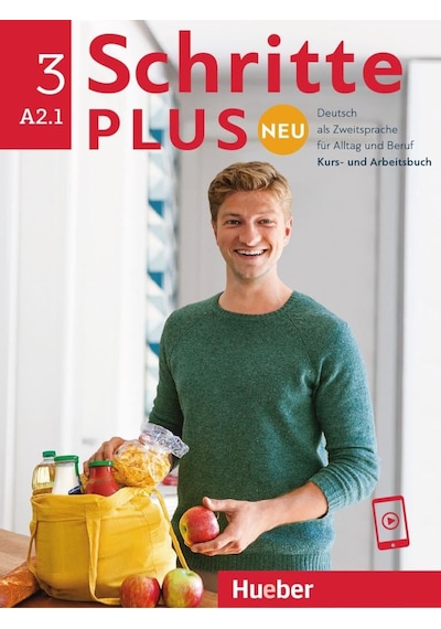 Schritte Plus Neu - Sechsbandige Ausgabe: Kursbuch + Arbeitsbuch A2.1 Mit Audi