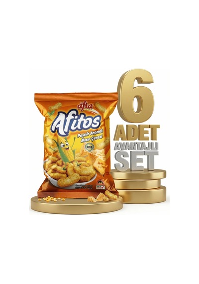 Afia Afitos Peynir Aromalı Mısır Çerezi 6x50 Gr