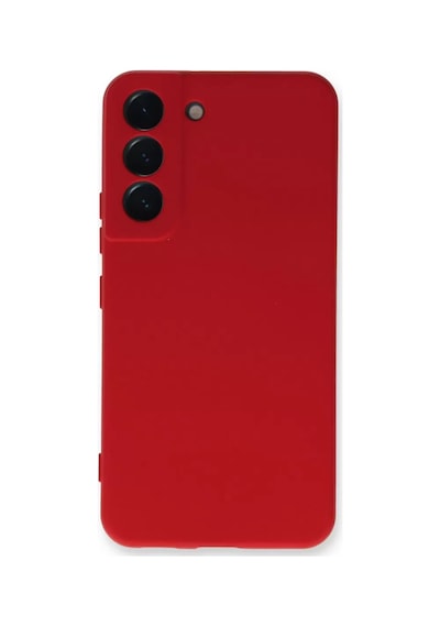 Newface Samsung Galaxy S23 Plus Kılıf Nano İçi Kadife Silikon - Kırmızı