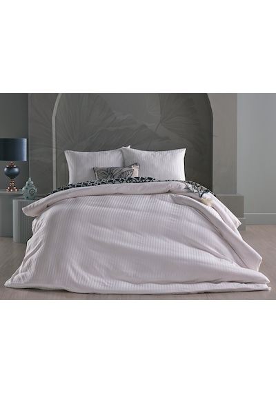 Saten Artline Nevresim Takımı Çift King Size - Beyaz