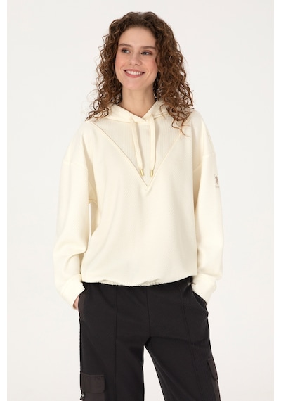 U.s. Polo Assn. Kadın Sweatshirt 50309464-vr256 İnci
