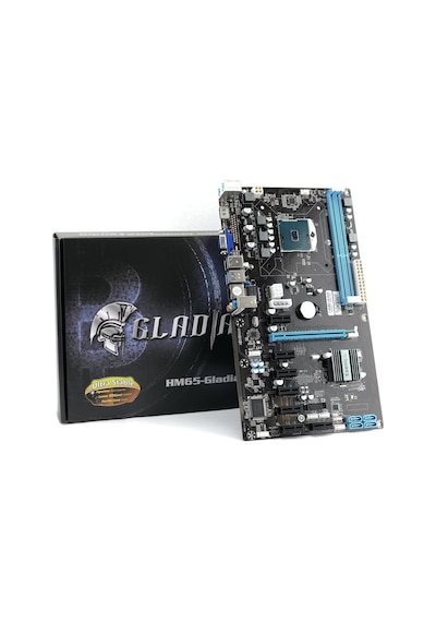 Esonic Gladiators Combo Intel Celeron Işlemcili HM65 8 PCI 1600 MHz DDR3 Soket 988 ATX Mining Anakart