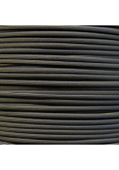 Mg Ropes Paracord İp 4 Mm Hardal Mavi Desenli No:14 10 Metre Çok Renkli