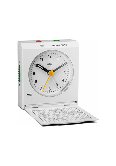 Braun Bc05w Analog Beyaz Alarmlı Masa Saati