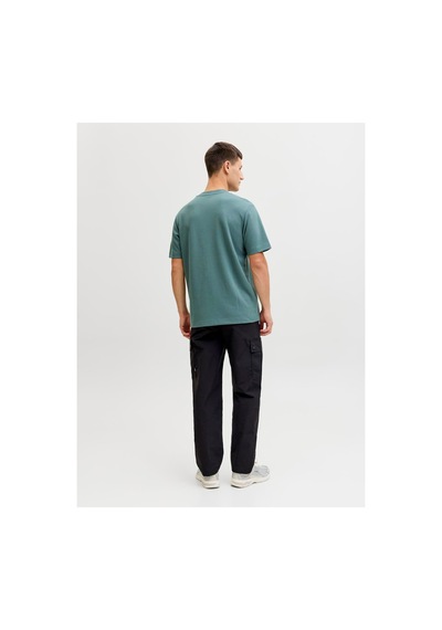 Jack & Jones Jcofusıon Chest Brand Tee Ss Crew Noos Mavi