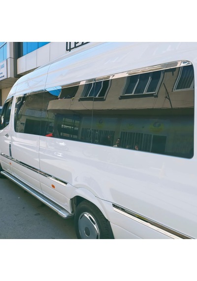 Mercedes Sprinter W907 Krom Cam Üst Çıtası 2018 Ve Üzeri P.çelik