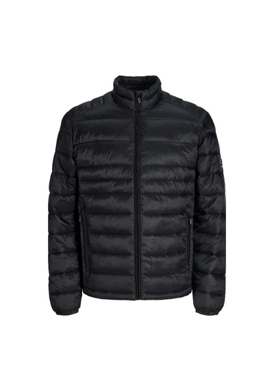 Jack & Jones Jjekıngsley Erkek Hafif Şişme Mont Dik Yaka Günlük Rahat Siyah