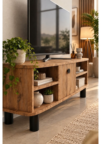 Sulorahome Vienna Tv Sehpası Suntalam Çok Renkli 136x44 Cm