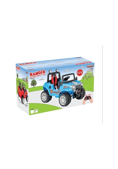 Pilsan Ranger 12 V Uzaktan Kumandalı Akülü Jeep - Kırmızı 05 107