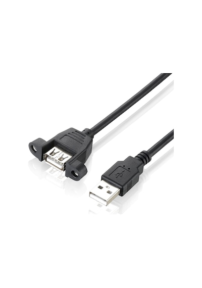4885 Usb Dişi Erkek Panel Tipi Data Uzatma Kablosu 0.5M 50cm