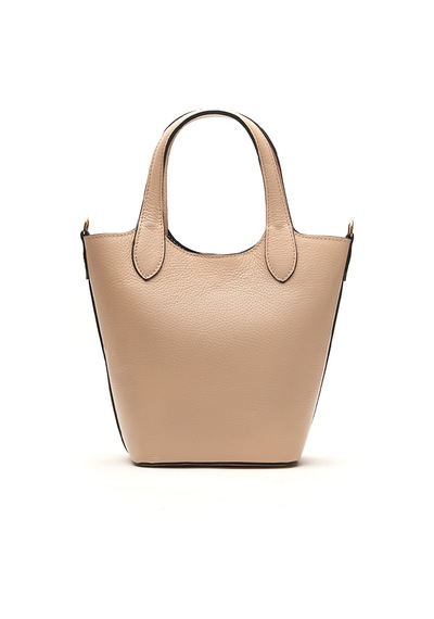 D53 Nude Omuz Çantası Kadın Top Piumelli Milano Bag beyaz