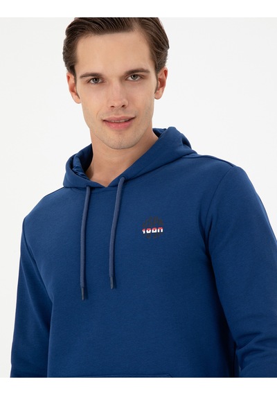 U.s. Polo Assn. Erkek İndigo Sweatshirt 50293454-vr028 Indıgo İndigo
