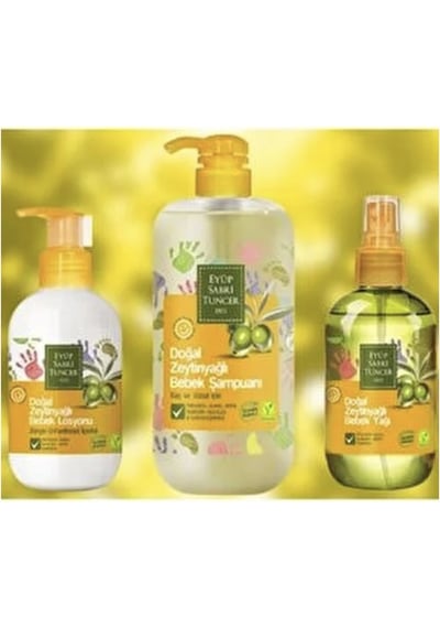 Eyüp Sabri Bebek Şampuanı 600ml+ Bebek Yağı 280 Ml+ Bebek Losyonu