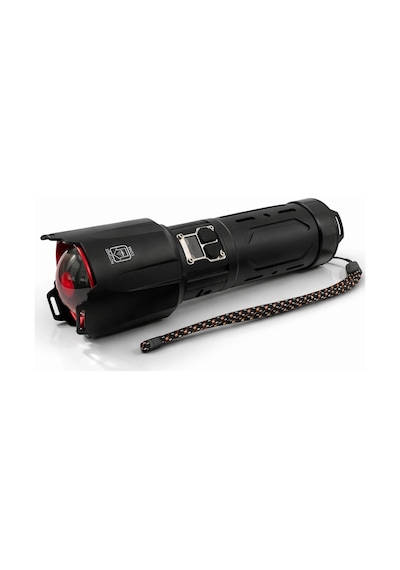 Bd-2406 30w Tg Led Alüminyum Alaşımlı Zoomlu Type-c Dijital Göstergeli Şarjlı El Feneri