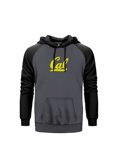 University Of California Gri Renk Reglan Kol Sweatshirt Gri