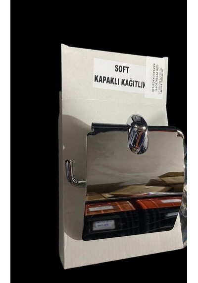 Gür Petek Soft Kapaklı Kağıtlık Krom