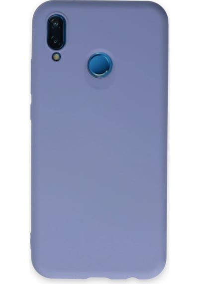 Newface Huawei P20 Lite Kılıf Nano İçi Kadife Silikon Glblseme - 97 - Lila LİLA