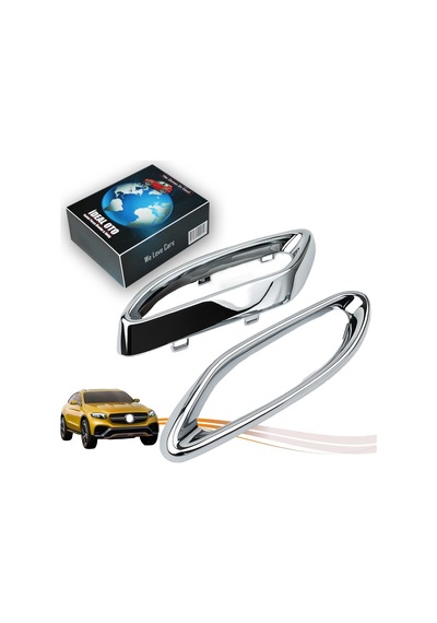 Mercedes Mercedes Glc / Glc Coupé X253/c253 2015-... Sol & Sağ Egzoz Krom Çerçeve Takımı