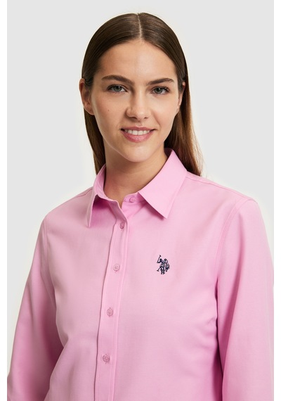 U.s. Polo Assn. Kadın Pembe Gömlek Basic 50324791-vr041
