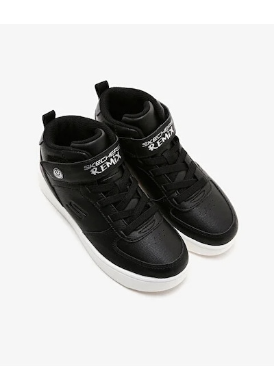 Skechers Sport Court 92 - Show Starter Çocuk Siyah Işıklı Sneakers Karışık