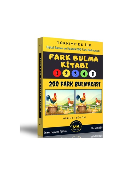 Fark Bulma Kitap Seti 400 Kaliteli Resim