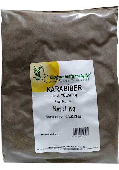 Karabiber Doğal Öğütülmüş Saf 1000 Gr Paket - Pyrz-710122