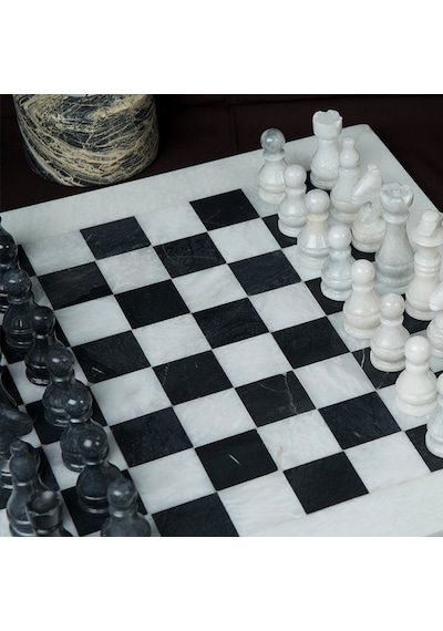 Chess Mermer Satranç Takımı M