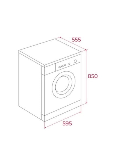 Teka WMK 40940 WH 1400 Devir 9 KG Solo Çamaşır Makinesi