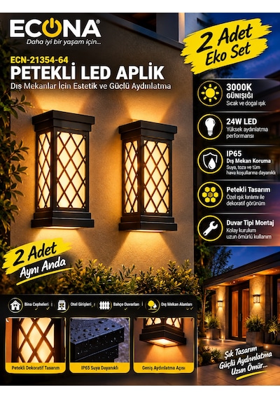 2 Adet Eco Set--modern Dekoratif Petekli Duvar Aplik 3000k Günüşığı 24w Dış Ve İç Mekan Aydınlatmaaydınlatma Armatürü Glop Led Avize Aplik Balkon Bahçe Banyo Duvar Koridor Lambası Led Günışığı 2 Adet Eco Set--modern Dekoratif Petekli Duvar Aplik 3000k Günüşığı 24w Dış Ve İç Mekan Aydınlatmaaydınlatma Armatürü Glop Led Avize Aplik Balkon Bahçe Banyo Duvar Koridor Lambası Led Günışığı