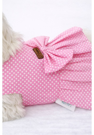Kedi - Köpek Yazlık %100 Pamuklu Poplin Elbise - Kıyafet - Tişört