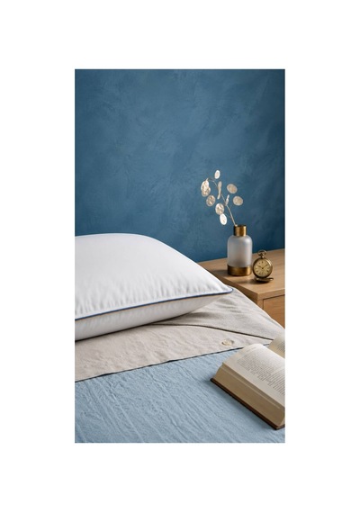 Isı Kontrollü Soft Terletmeyen Yastık 700gr 50x70 Cm Beyaz Beyaz