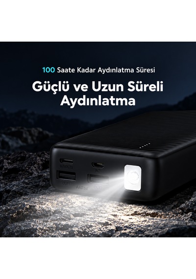 Oraimo 20000 Mah Powerbank Opb-1201p Graphıte Black Siyah - Koyu Gri