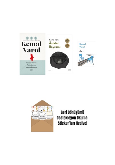 Aşklar, Hevesler, Ayrılıklar Üçlemesi Ciltli + Âşıklar Bayramı + Jar + Okuma Sticker'ları