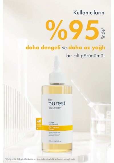 The Purest Solutions Yağlı Ve Karma Ciltler için ve Siyah Nokta Karşıtı Salisilik Asit Tonik 200 ml