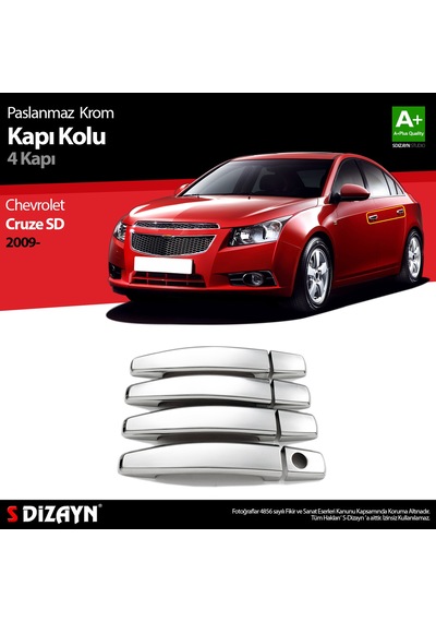 S-dizayn Chevrolet Cruze Sd Krom Kapı Kolu 4 Kapı 2009-2019
