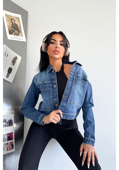 Kadın Açık Mavi Yıkamalı Regular Kalıp Çift Cepli Düğmeli Likralı Jean Kot Ceket Diana-5001 Kadın Açık Mavi Yıkamalı Regular Kalıp Çift Cepli Düğmeli Likralı Jean Kot Ceket Diana-5001